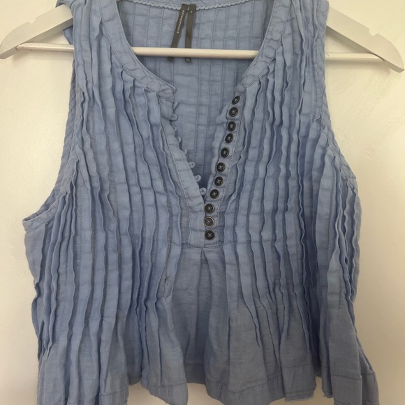 Anthropologie pleated linen tank - Picture 5 of 8